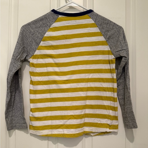 Mini Boden Striped Colorblock Raglan Tee - Picture 2 of 5
